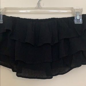 Woven tube top/crop top